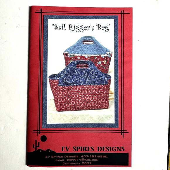 The Sail Riggers Bag Quilted Pattern EV Spires Designs - Picture 6 of 6